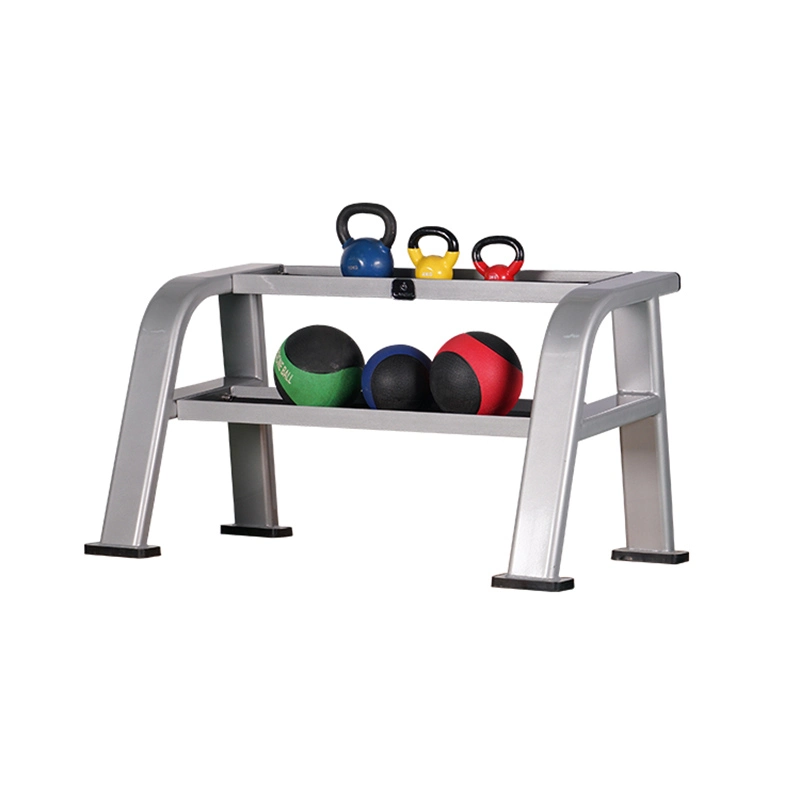 Fábrica de LVCC 2-capa Kettlebell Rack Venta en caliente Accesorios de gimnasio apoyo Máquina