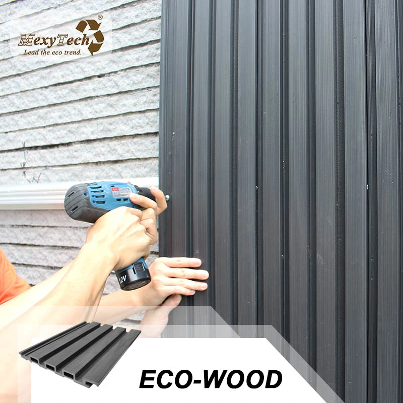 Наружная коэкструзия WPC Wall Board Building Exterior Decoration Wood Plastic Панель композитного покрытия