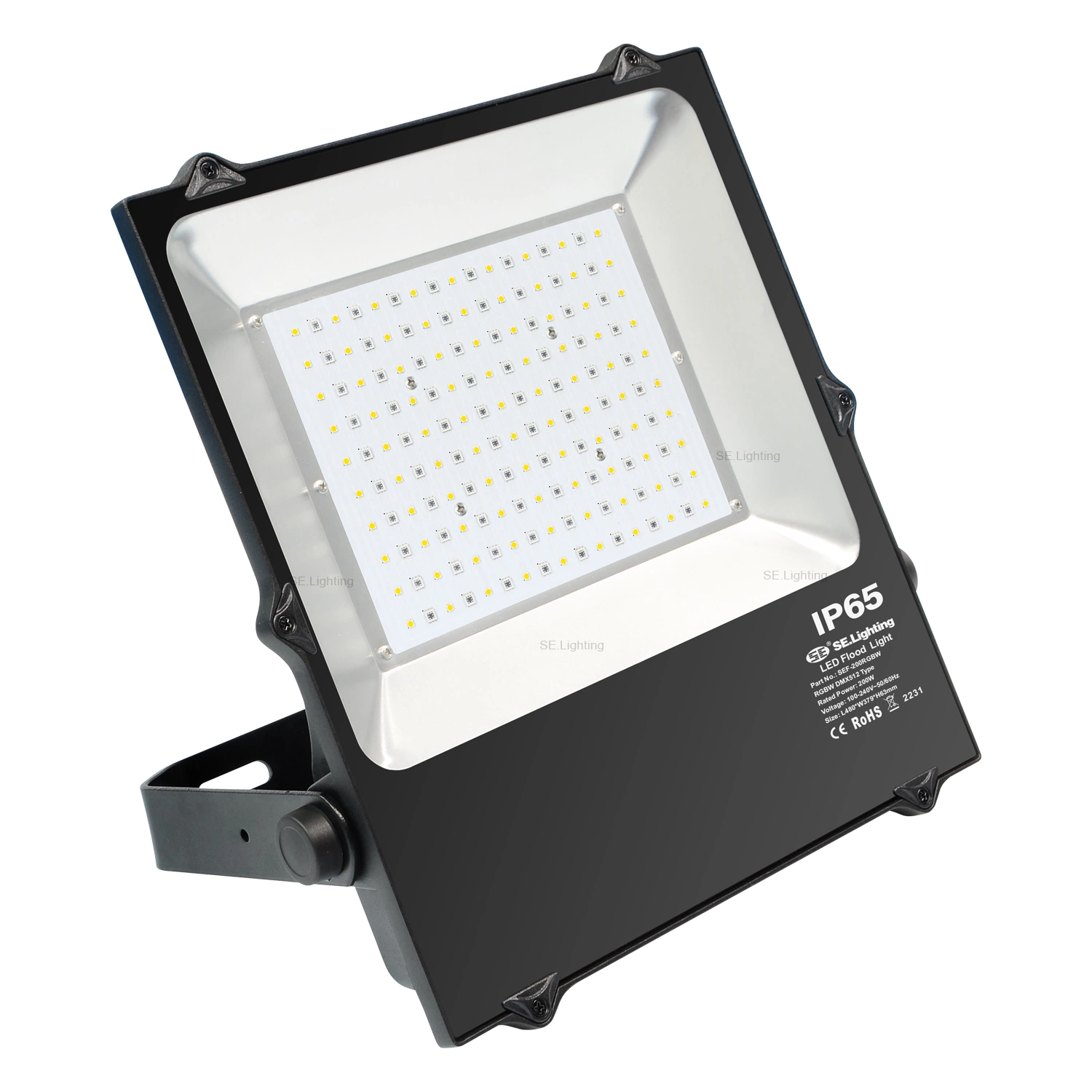 RGBW Stage Lighting 200W DMX LED Flood Light Equipment 5 Years Warranty S