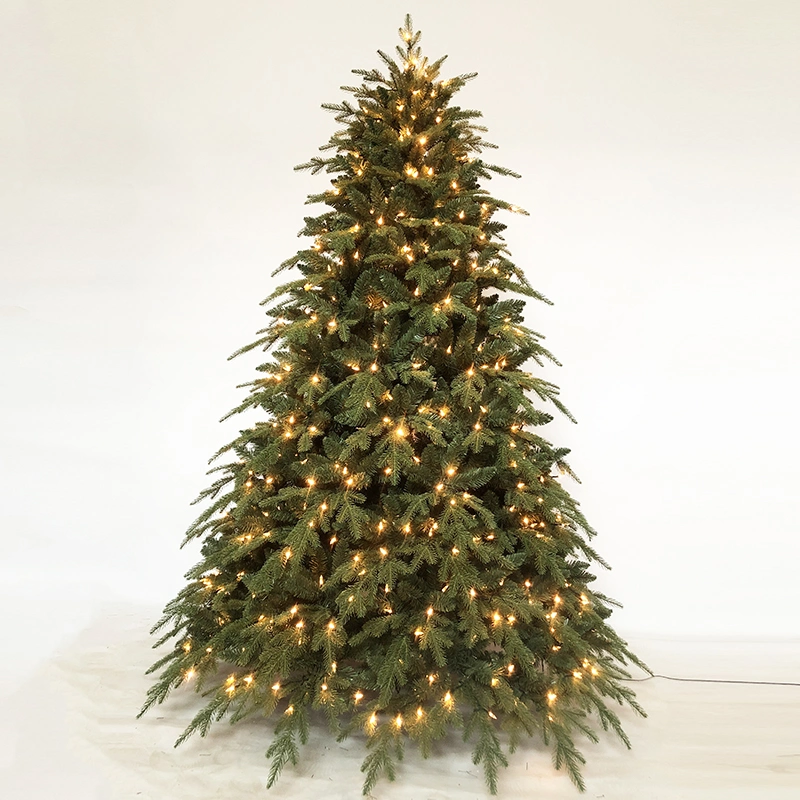 Factory Directly Sale Flocking Christmas Tree with Lights Home Decoration