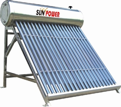 acero inoxidable calentador de agua solar de baja presión (SP470-58/1800)