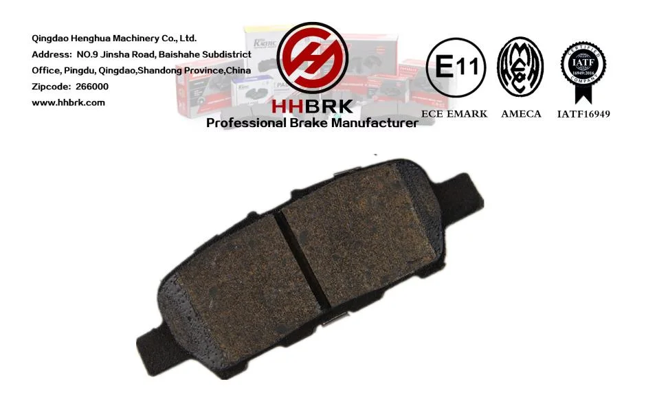 Brake Pad Full Coverage Friendly to Disc Low Dust High Performance Auto Parts Semi Metal Brake Paad D1415