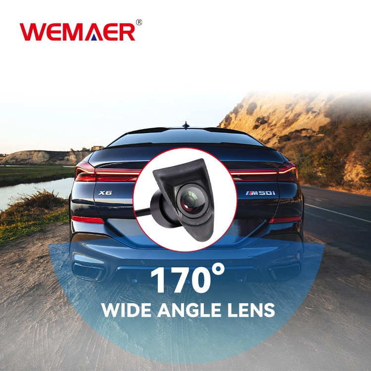 Wemaer OEM Car Reversing Aid Waterproof Auto Parking Assist System IP67 Night Vision HD Mini Front Car Camera for Toyota