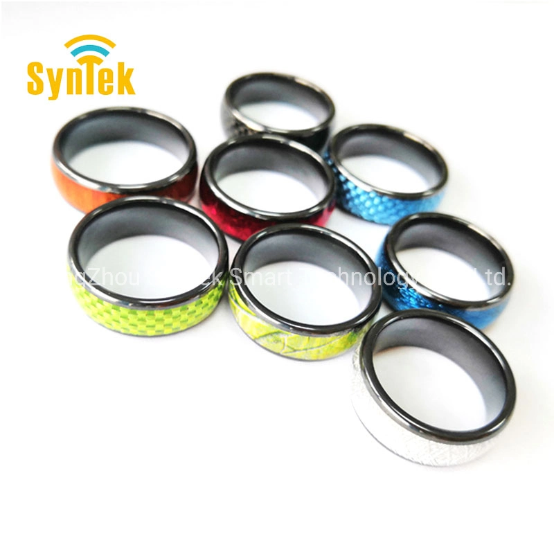 Hot Sale Ceramics Material ISO14443A NFC213 Smart Ring