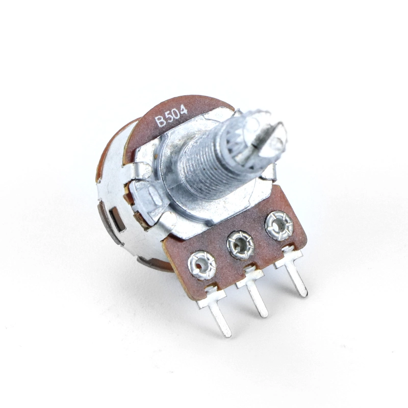 Fournisseur usine 16mm 10k potentiomètre double avec interrupteur pour voiture Amplificateur DVD