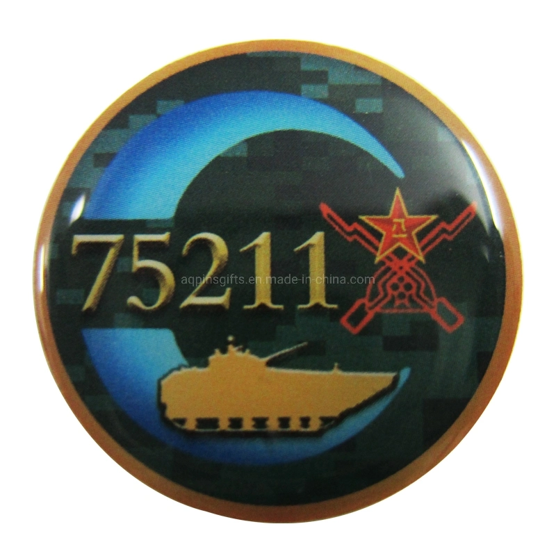 Supplier Promotional Iron Tinplate Badge with Safety Pin Factory Supply Enamel Metal Clothing Pin Badge (199)