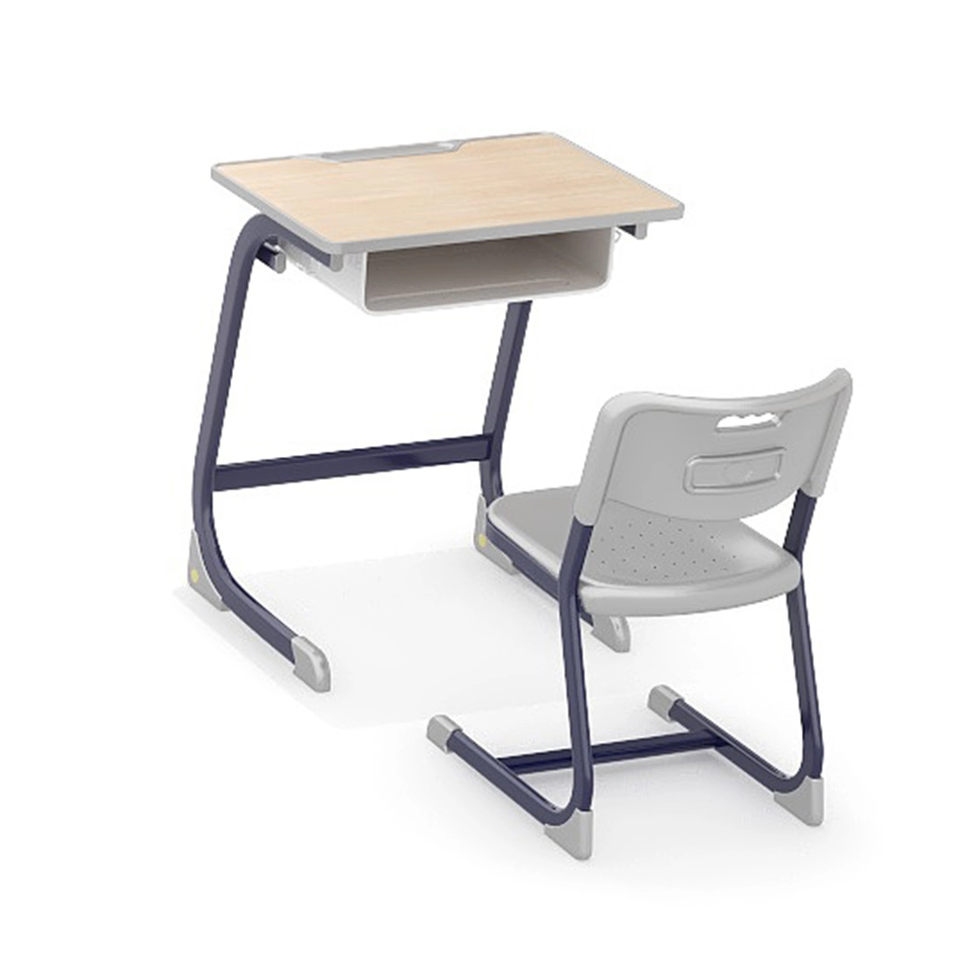 Mobilier de salle de classe modulaire réglable confortable pour enfants Programme de formation sur le mobilier d'étudiant Bureau de l'école