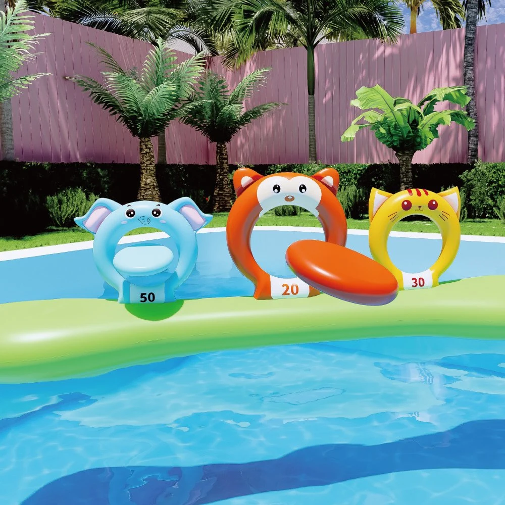 Animal Player Kids Toy Inflatable Ring Toss Game