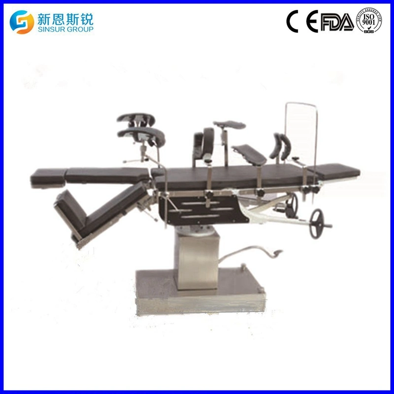 High quality/High cost performance Hospital Equipment Manual Side-Controlled Orthopedic Adjustable Operation Table