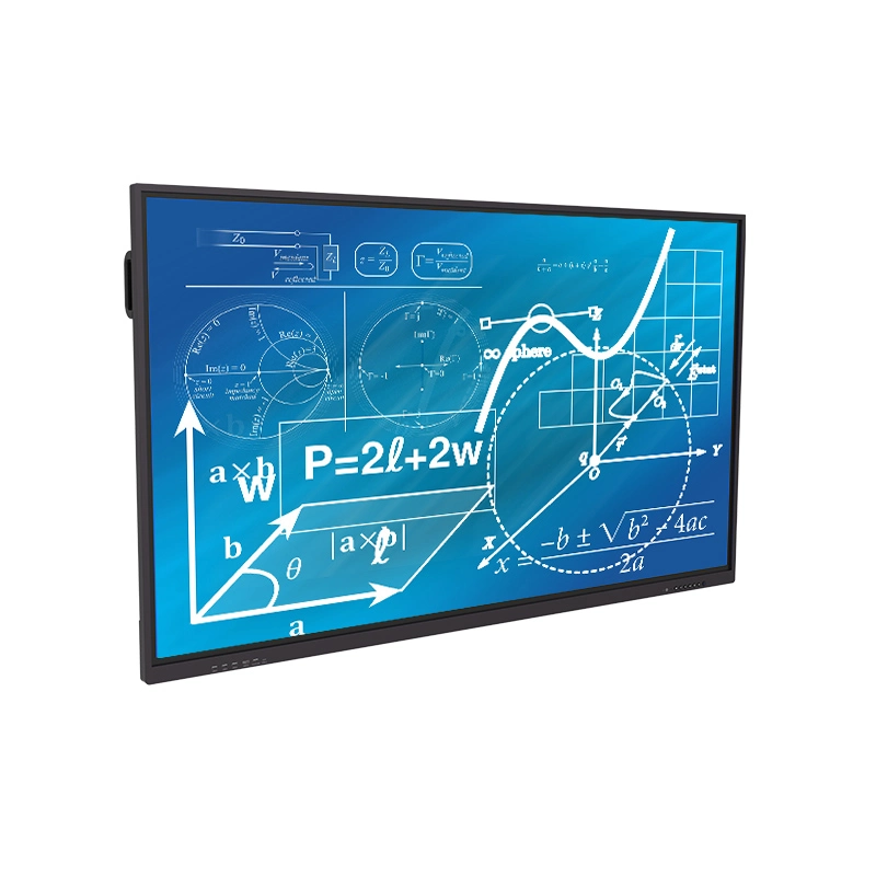 All in One 75 Inch HD Display Electronic Interactive Whiteboard Digital Flat Panel with Stand