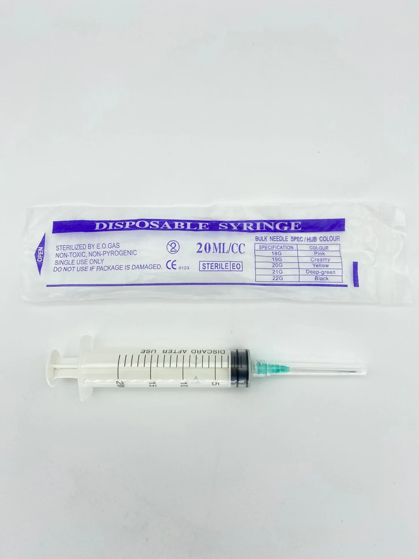 Disposable Syringe Luer Lock/Luer Slip Blister/PE Packing