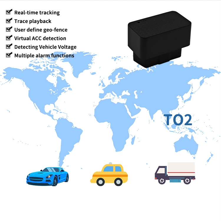 Suitable for Asia Low Price Car Tracker OBD GPS 4G with Google API Voice Monitor Overspeed Alarm
