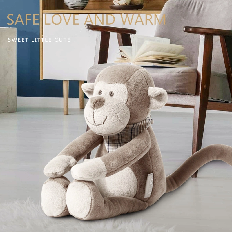 Monkey animal en peluche doux floue l'usine de jouets en peluche faits à la main d'enfants