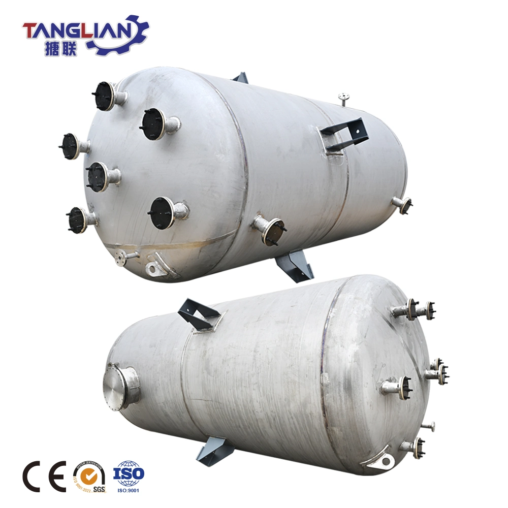 Tanglian Grupo SS304 SS316 Vertical horizontal tanque de almacenamiento de acero inoxidable