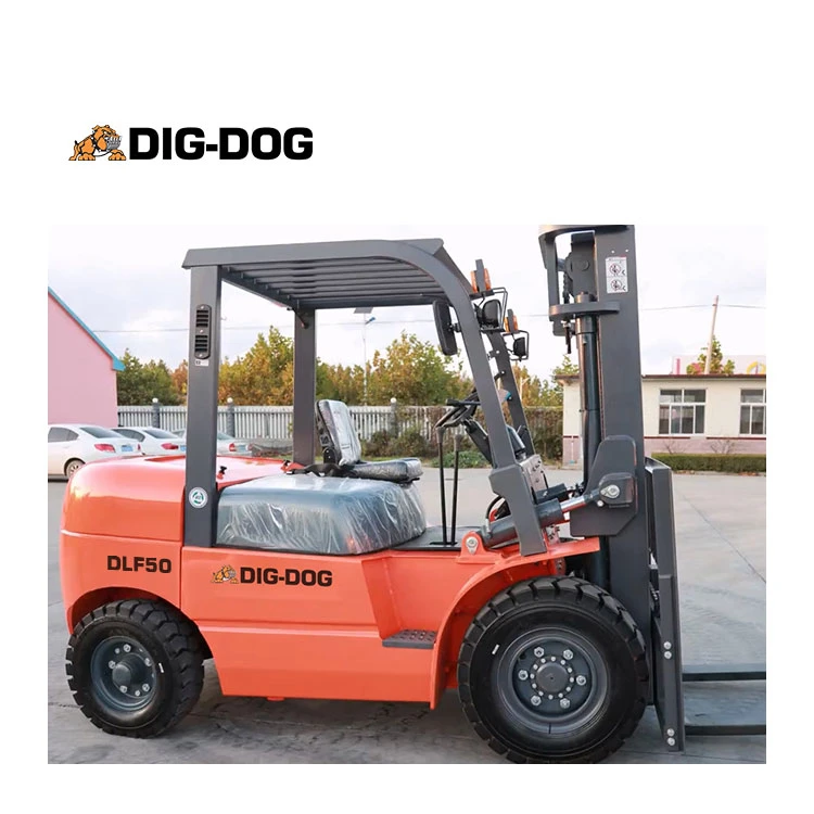 China 5 Ton Portable Compact Small Mini Forklift Truck Price for Sale Material Lifting Warehouse