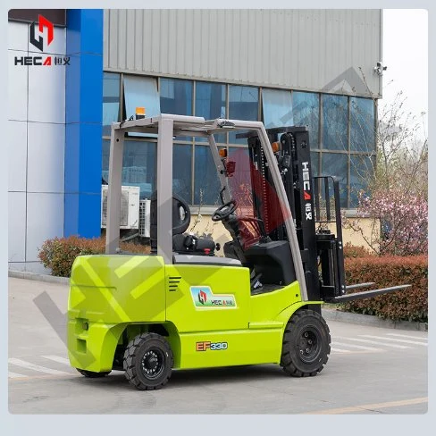 Three Point Support Electric Forklift with Adjustable Cabin and Forklift