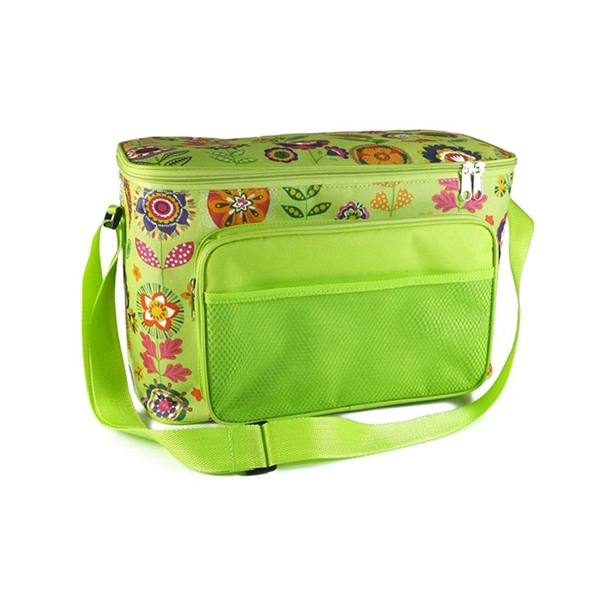 Personalizar Oxford efecto aislante de tela Bolsa de refrigerador de comida Sh-16011211