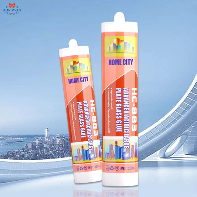 300ml White Acidic Silicone Sealant Waterproof Insulating Adhesive for Glass Display Cabinet Installation Fixing Structural Glue