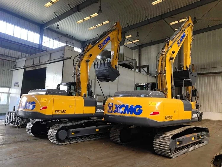 XCMG Factory Xe215c Chinese 20 Ton Hydraulic Crawler Excavator with Isuzu Engine for Sale