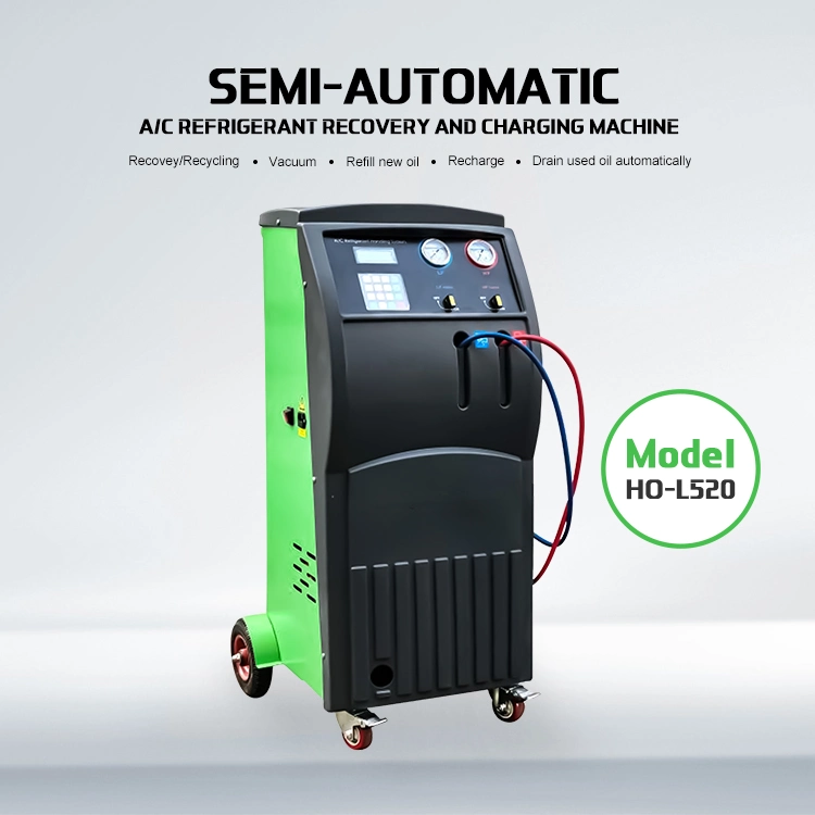 A/C Refrigerant Recovery & Charging Machine/ 220V Car A/C Refrigerant Recovery Recycling Machine AC Refrigerant Recovery and Charging Auto Refrigerant Recovery