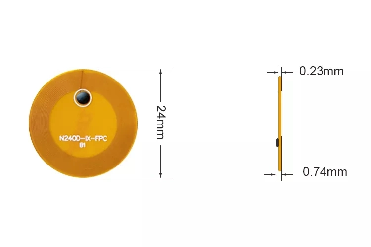 Escribible 13.56MHz ISO15693 HF RFID personalizadas a prueba de manipulación de etiquetas NFC NFC etiqueta pequeña