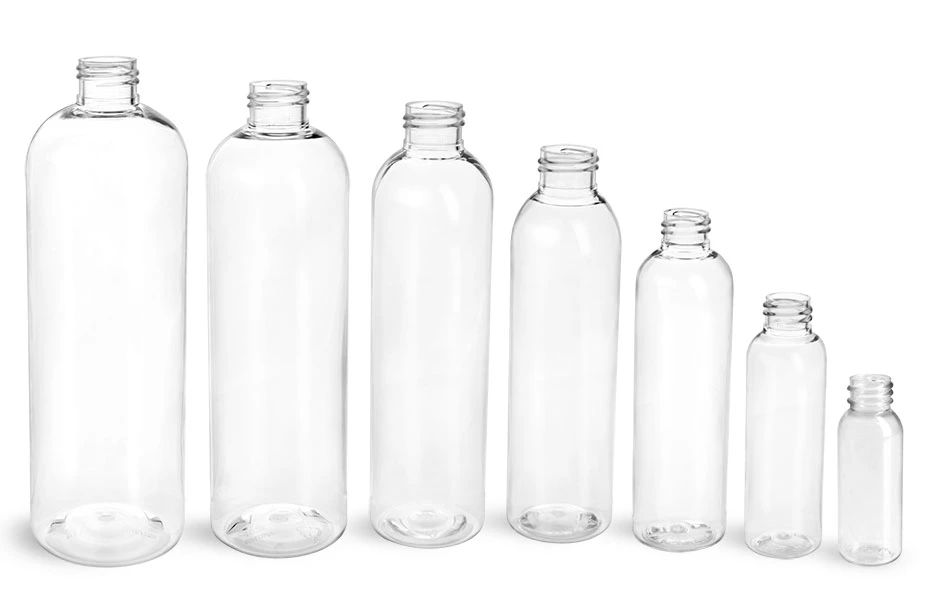 Plastic Clear Pet Cosmo Round Bottles Plastic Bottle