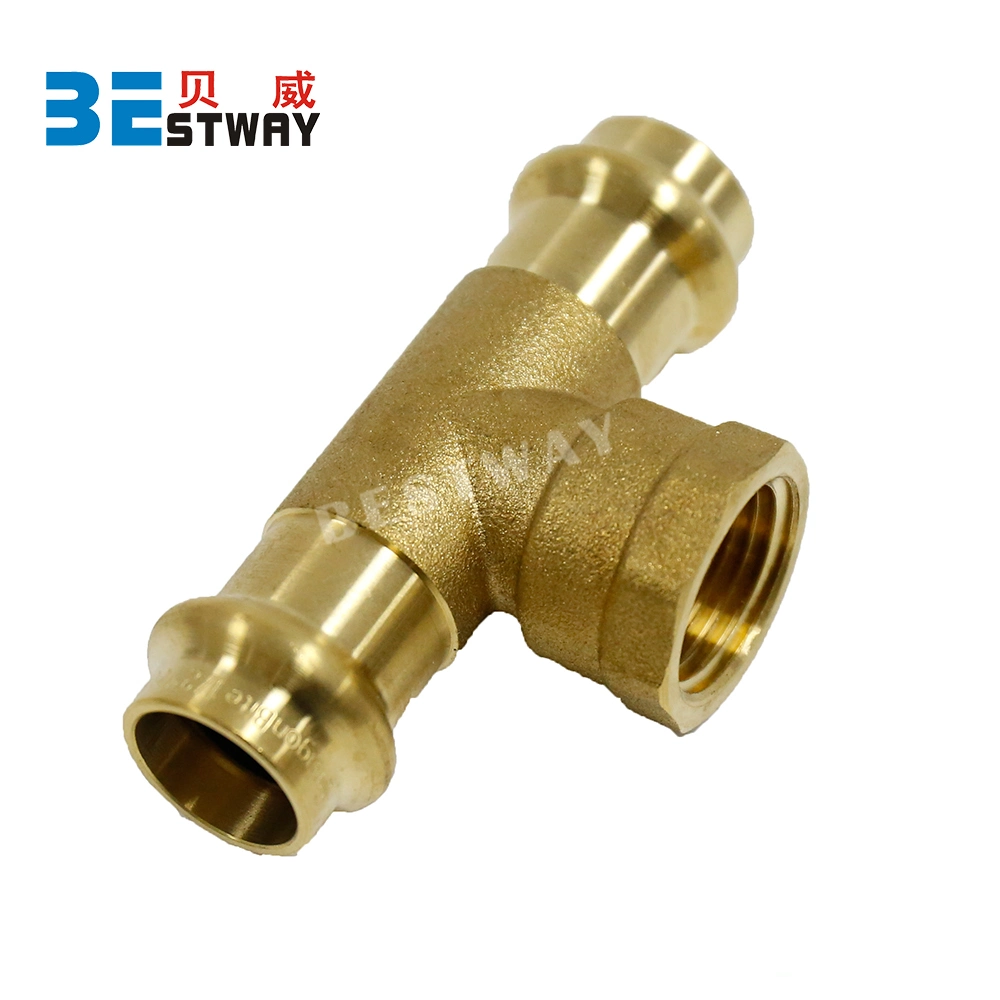 Bmag Press Tee Fittings for Water and Gas Pipe