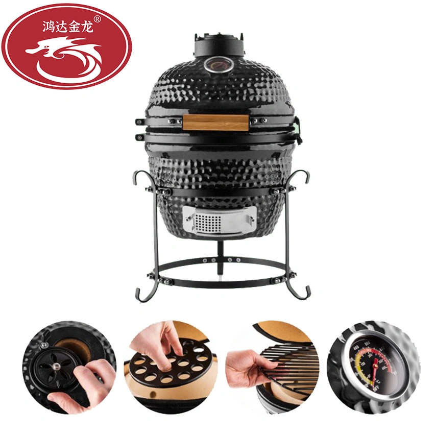 Large Backyard Party Ceramic Outdoor BBQ Garden Charcoal Barbecue Grill Kamado