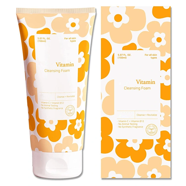 Natural Plant Extract Vitamin C Face Wash Gentle & Clean Revitalizing Cleanser