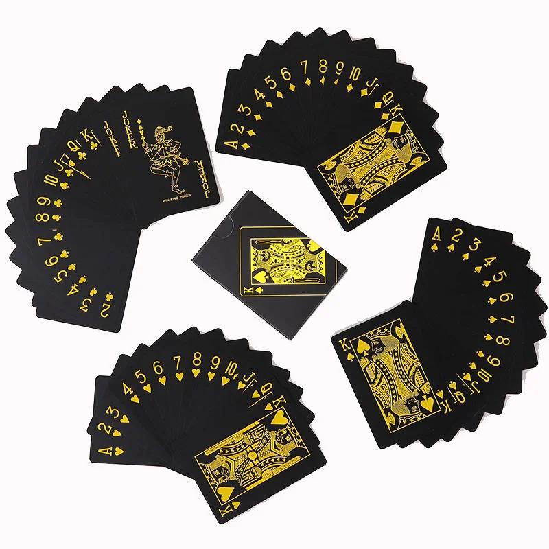 Custom Size Design Company Logo Spiel Board Familie Papier Poker Kartendruck mit Box wird abgespielt