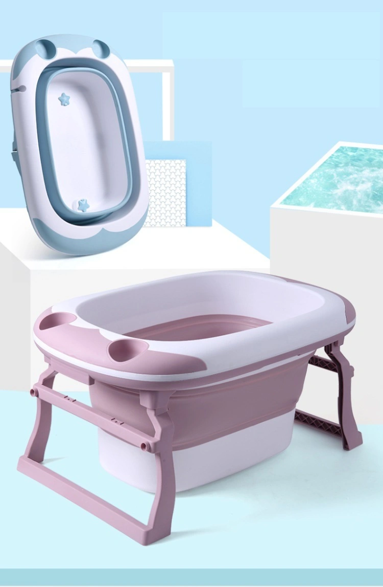 Baignoire bébé pliable nouveau style d'une baignoire Salle de bain en plastique Général Baril pour les enfants