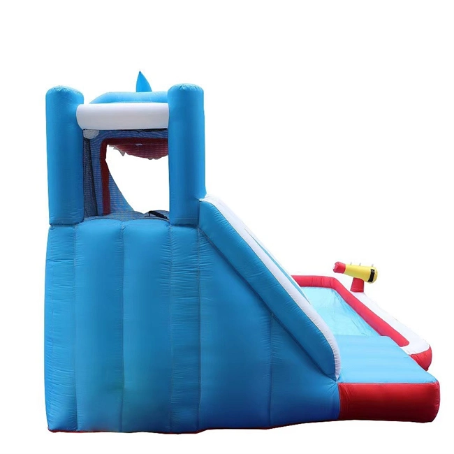 Commercial Bouncy Castle House Obstacle Slide Castle African Safari Inflatable Playground