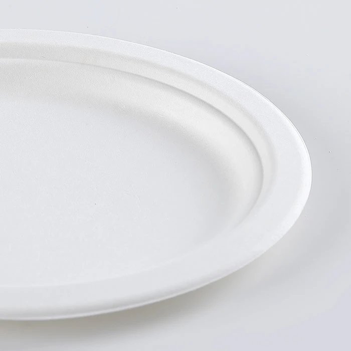 Hot Sale 12,5" x 10" partie de la vaisselle biodégradable la bagasse de canne à sucre plaque ovale écologique jetables de pâte à gâteau et l'alimentation