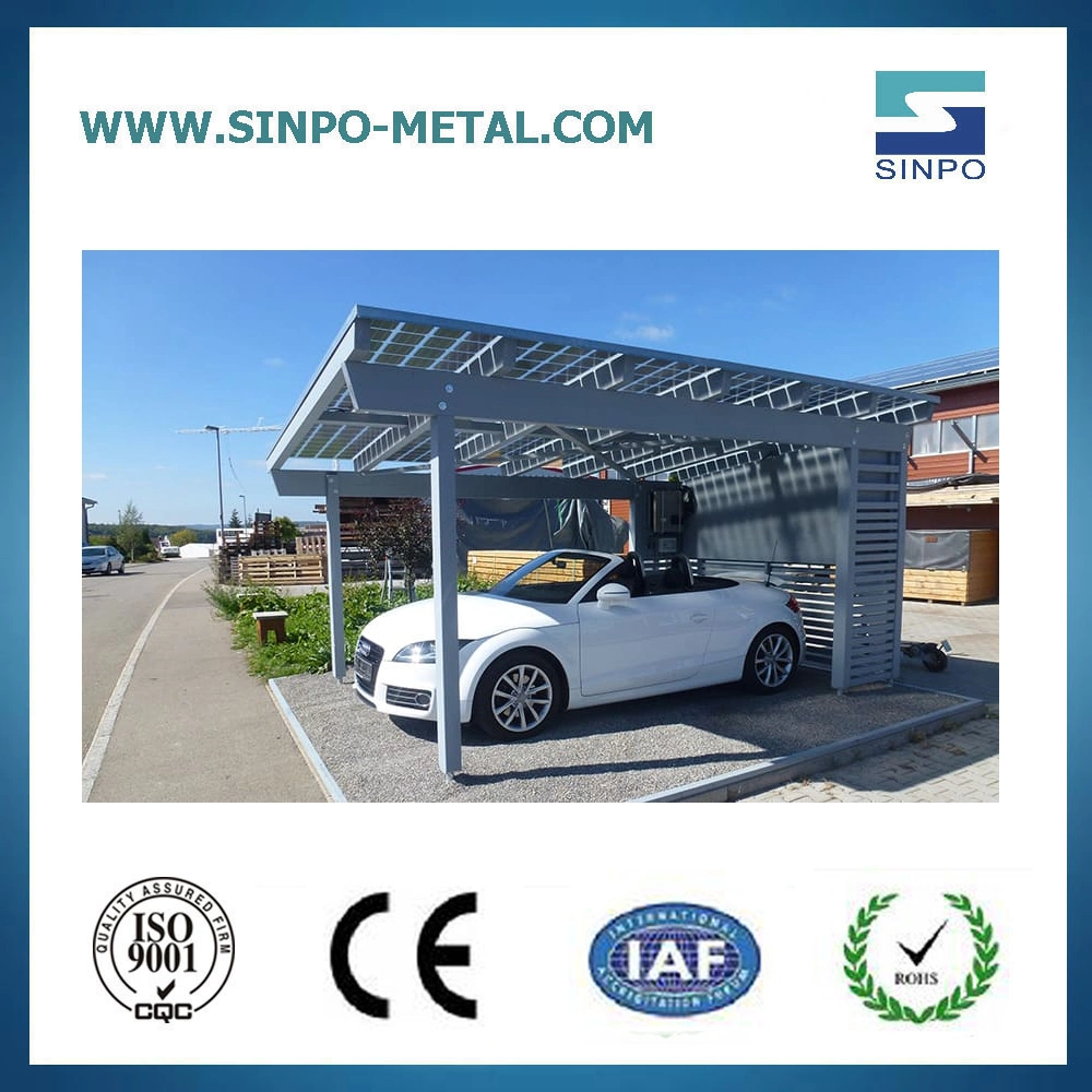 Solar Carport Racking Steel Structure Solar Ground Mounting System Car Parking Solar Panel System