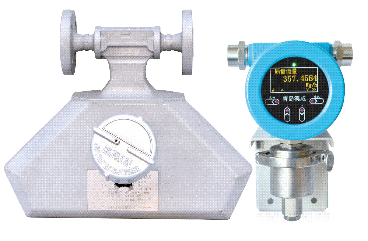 DN 15/20 Coriolis Digital medidor de flujo de masa para la medición de gases líquidos