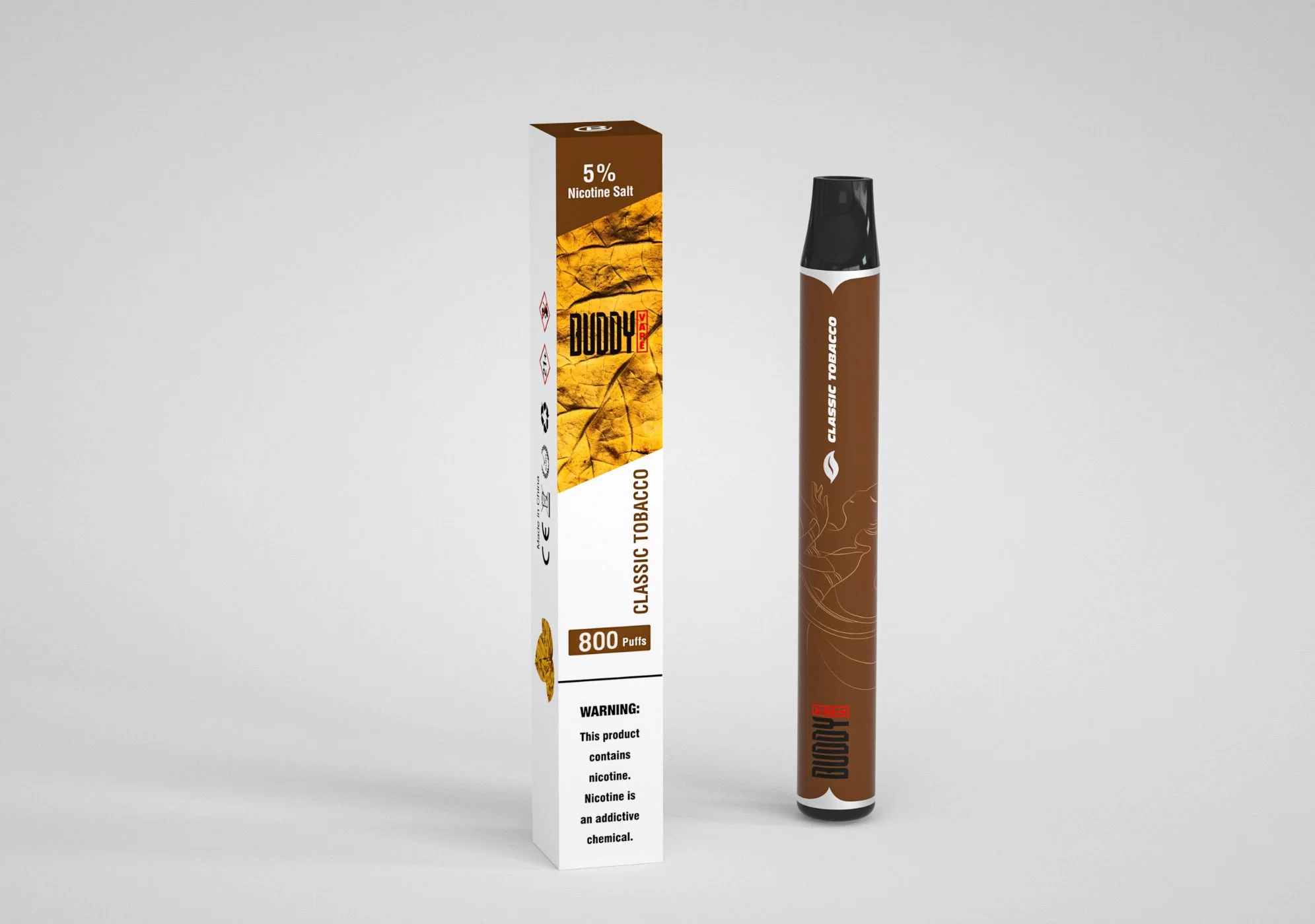 High Quality Factory Price Wholesale Electronic Cigarette Mini Disposable for Nicotine Salt