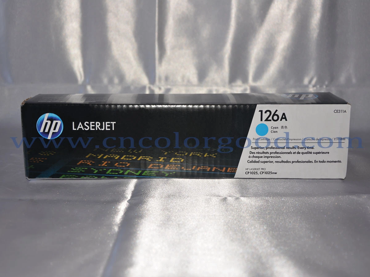 Cartucho de tóner de color serie CE310A 126A para la impresora HP LaserJet 1108 1106 M1213 1216 1136 M202, M226, M126, M128