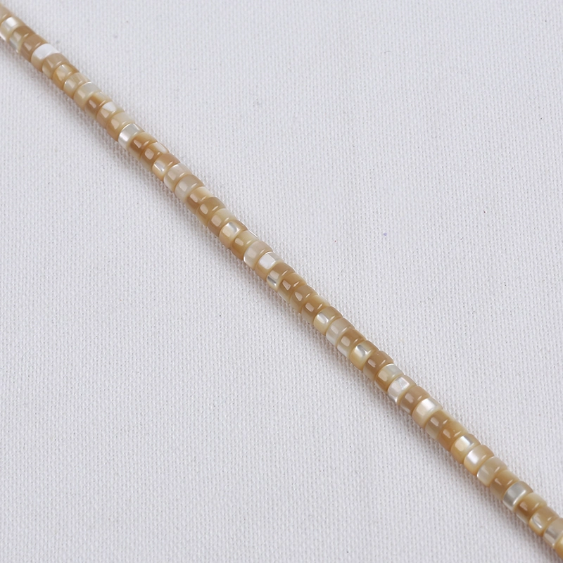 La moda 3*5mm disco de Concha Nácar perlas espaciador el agujero central Strand Mayorista de joyería