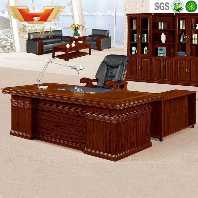 Classical Good Quantity Ergonomic Wooden Office Executive Desk (HY-D2880)