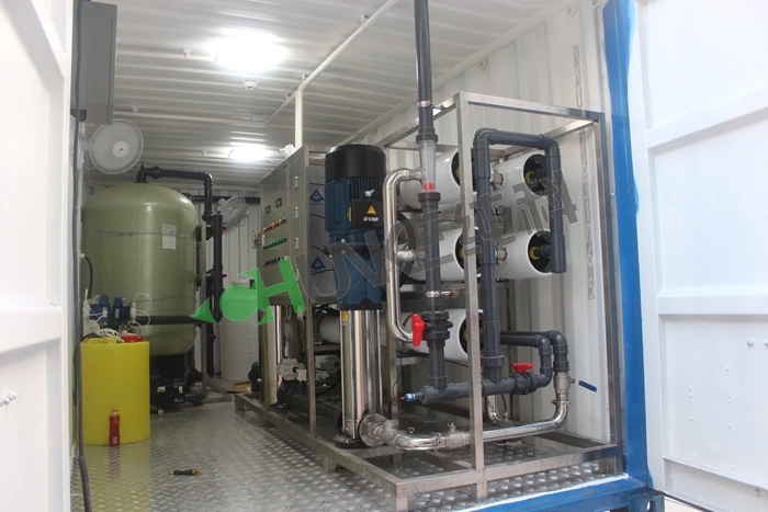 10t Container Water Purification Treatment Plant Water Filter Reverse Osmosis System Equipment