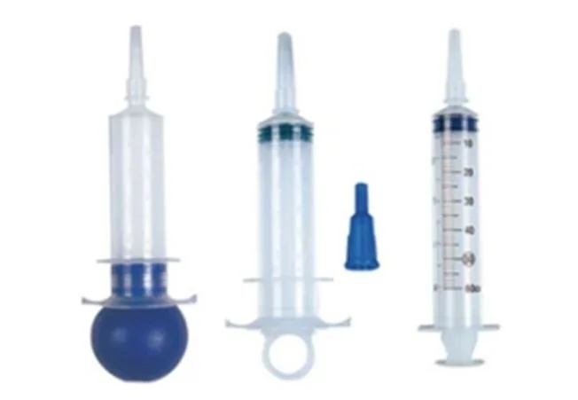 Disposable Bulb Pusher Medical Syringe for Irrigation and Feeding