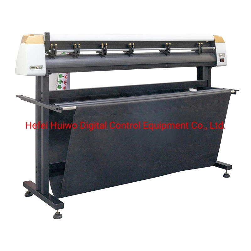 Touch Screen 1350mm Auto Contour Mark Vinyl Cutting Plotter Machine