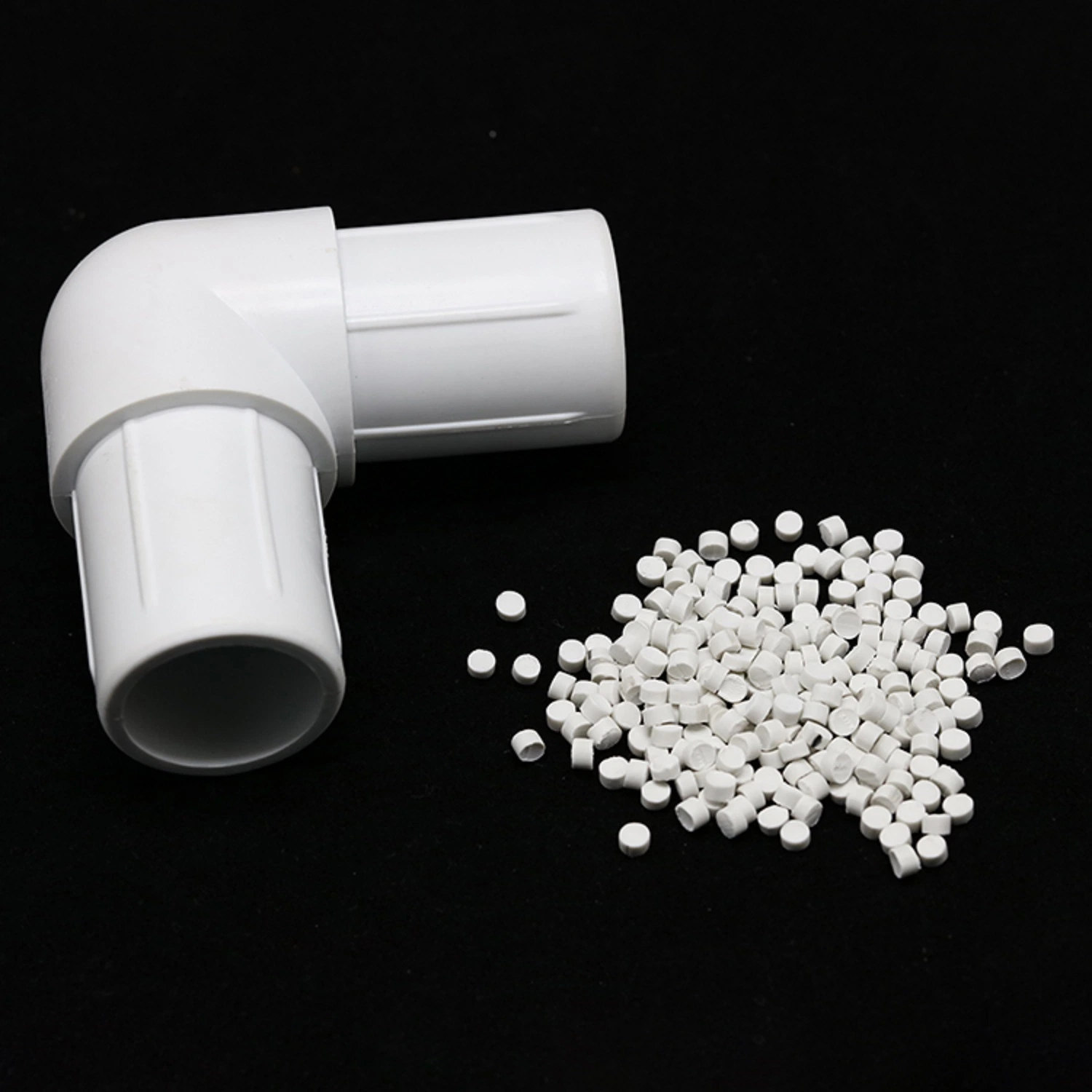 Recycled PVC Granules Transparent/White/Red/Black/Yellow Differernt Color for Pipes and Fittings