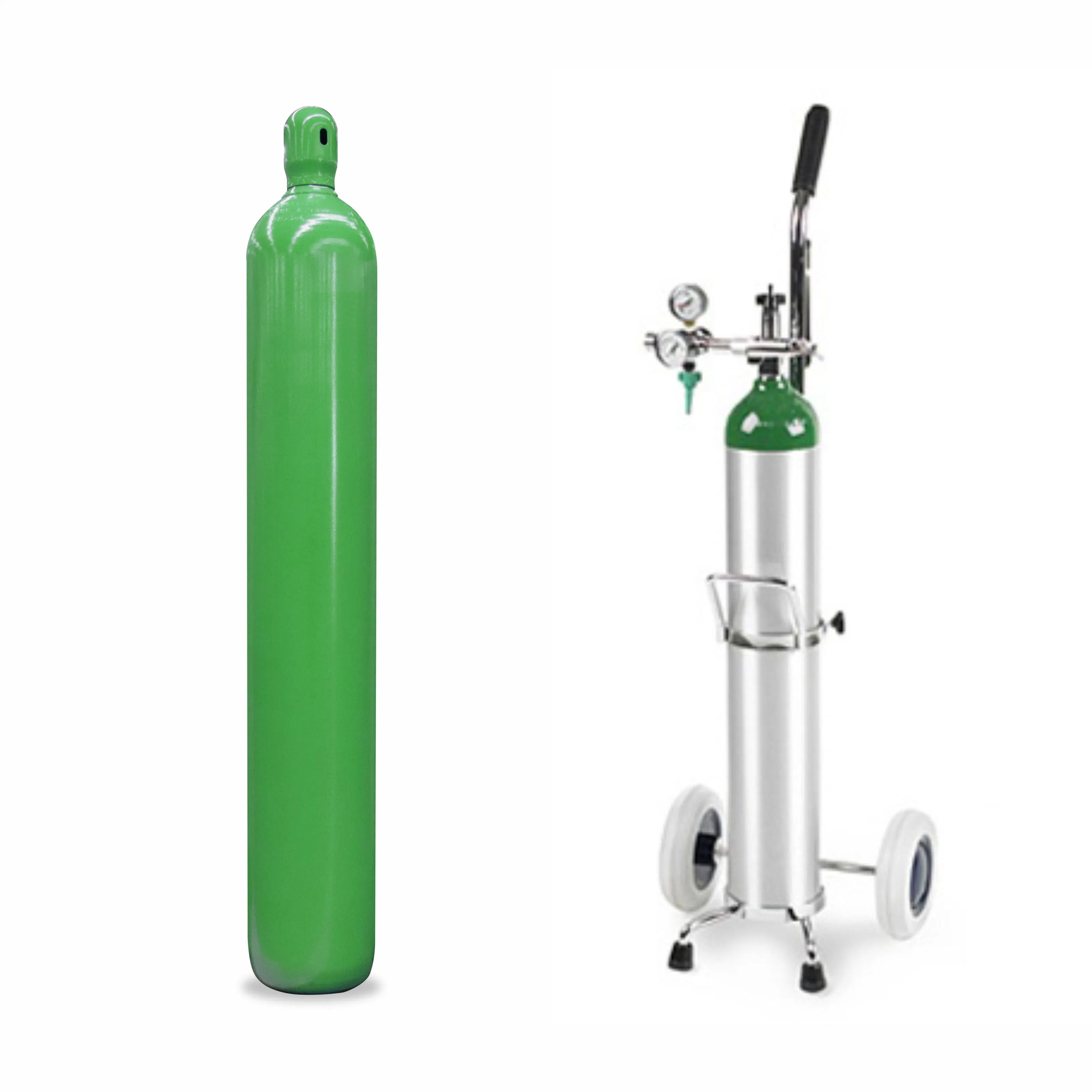 Portable Empty Medical Seamless Steel Oxygen Gas Cylinder Price