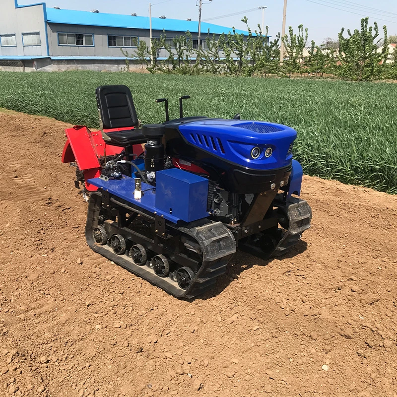 Chinese Small Farm Tractors Rotary Cultivator with Bulldozer