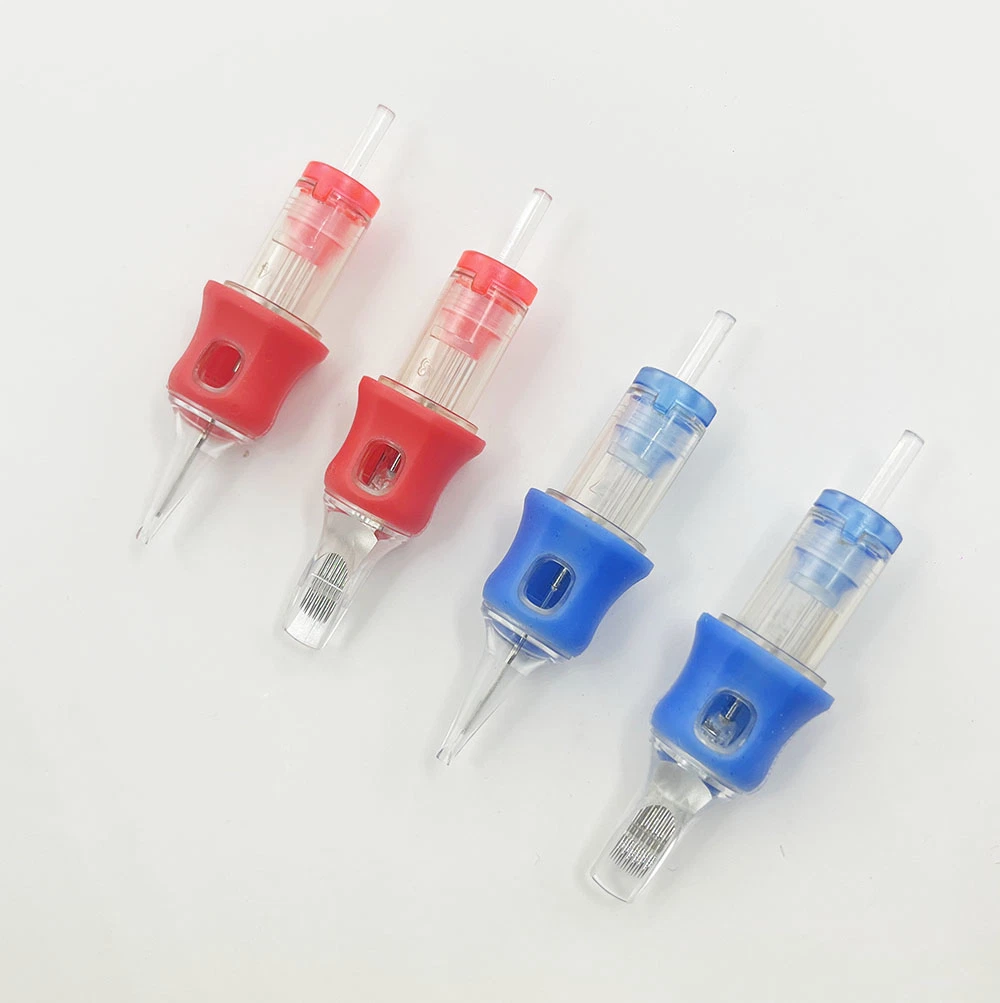 الجملة الشركة المصنعة غشاء السليكون فن الجسم Universal Cartridge Tattoo Needles مع حافة الإصبع اللاانزلاق