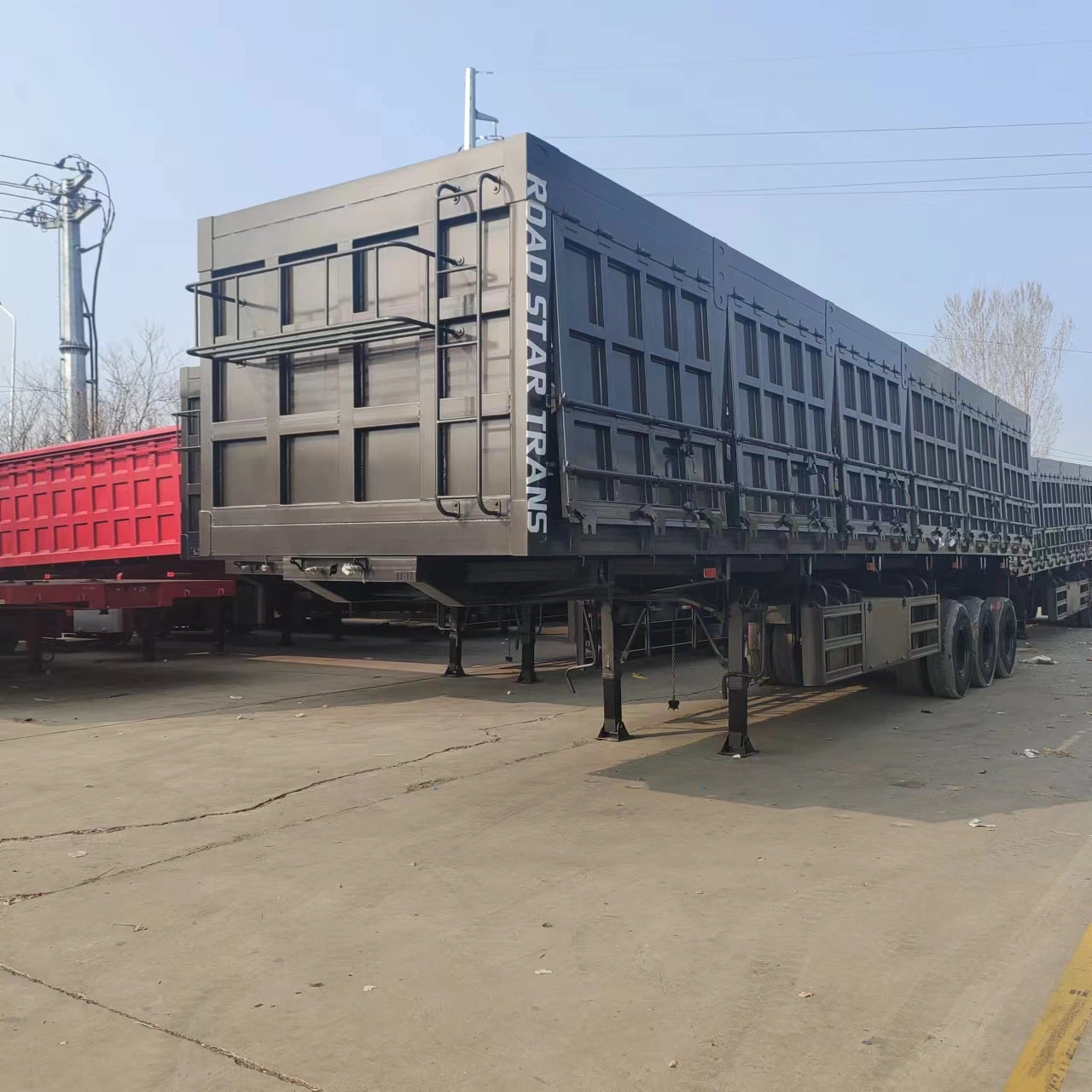 3/4/5 Axle Heavy-Duty Dump Semi Trailer, Used for Transporting Sand and Gravel Materials. 50-100 Tons of Coal Designed to Support Customization