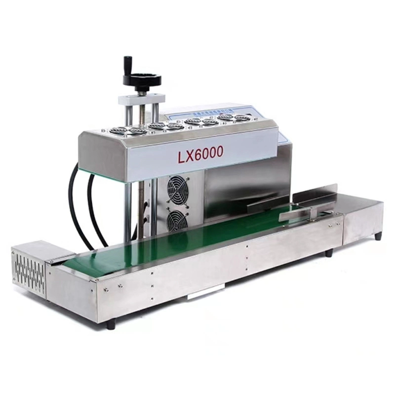 Band Sealer Horizontal Solid Ink Coding Continuous Aluminum Foil Heat Plastic Bag Sealing Machine