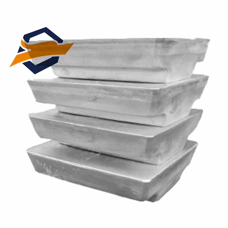 China Advantage Aluminum Ingot A7/A8/A9 Pure Aluminium Metal Ingot ADC12 Aluminum Alloy Ingot 99.7% 99.8% 99.9% High Purity Aluminium Ingot with Factory Price