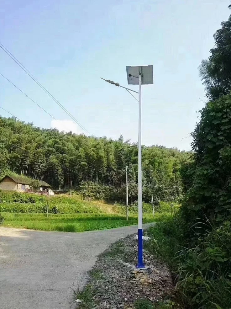 LED Solar Street Light with Lithium Battery and Light Pole